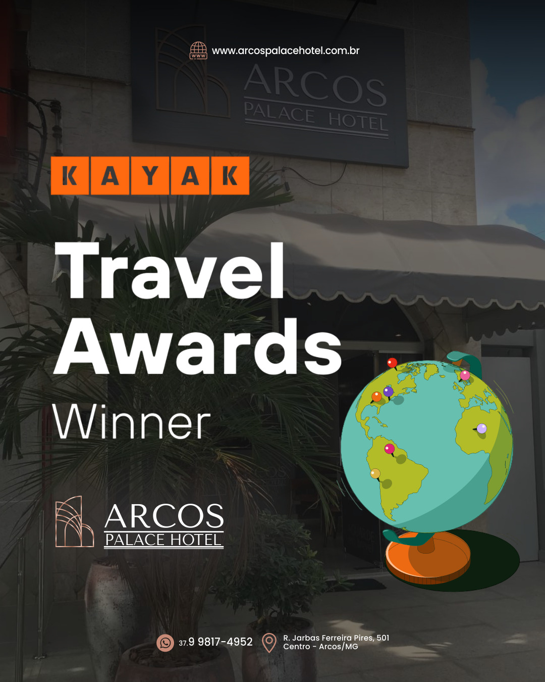 Notícia-temos-uma-conquista-para-compartilhar-com-voces-fomos-reconhecidos-no-kayak-travel-awards-2025-ArcosPalaceHotel