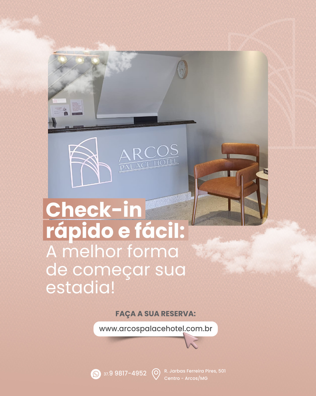 Notícia-check-in-rapido-e-facil-ArcosPalaceHotel